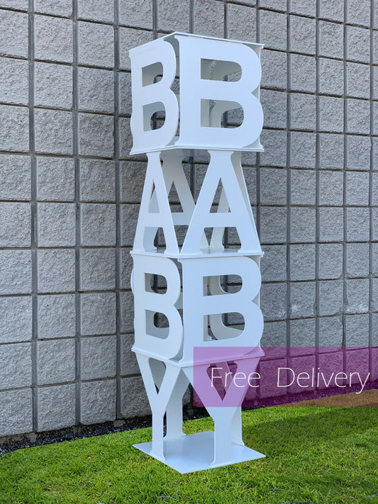 Marquee Letter Lights 3D Large Block letters baby shower